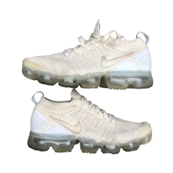 Rare 2017 Nike Air VaporMax 2 Light Cream Size 8W - Picture 8 of 16